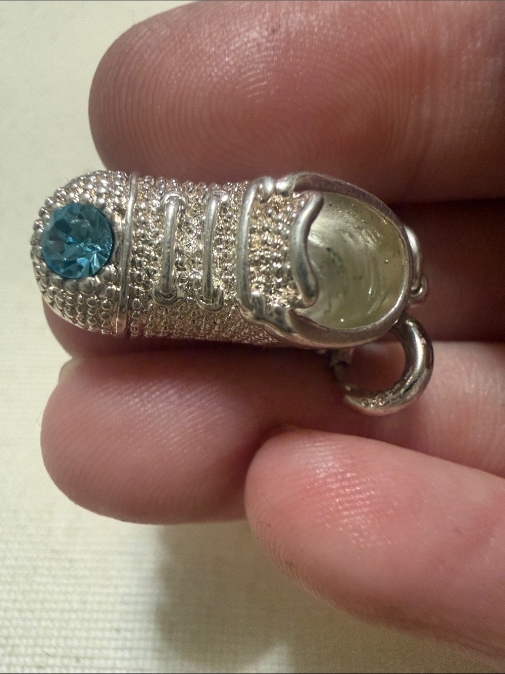 Sterling Silver 925 engraved Casey charm birthstone shoe - Picture 10 of 10